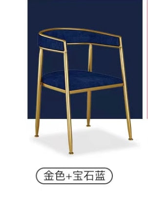 Nordic Gold Legged Dining Table