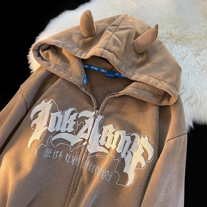 HewVico Horned Hoodie