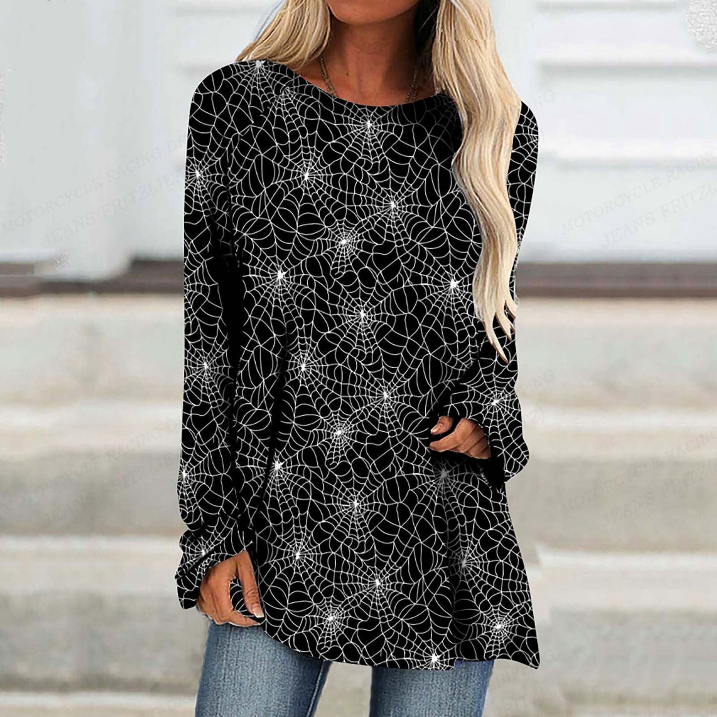 Long Flow Halloween Shirt
