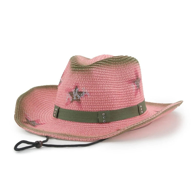 Hollowed Straw Cowboy Hat