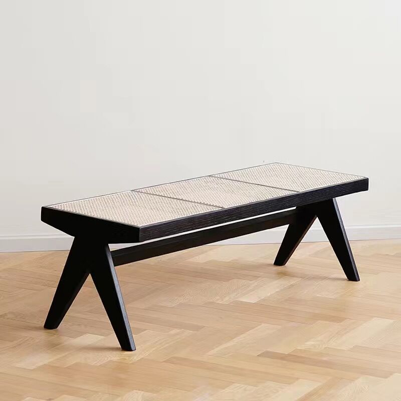 Rattan Solid Outdoor Bench