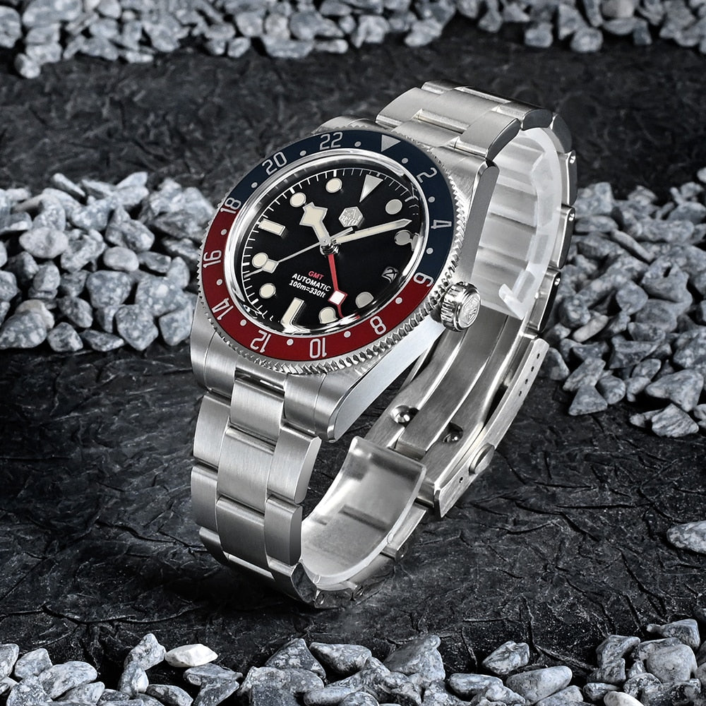 San Martin NH34 GMT Watch