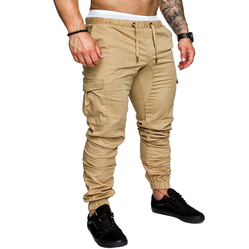 Casual Elastic Cargo Pants