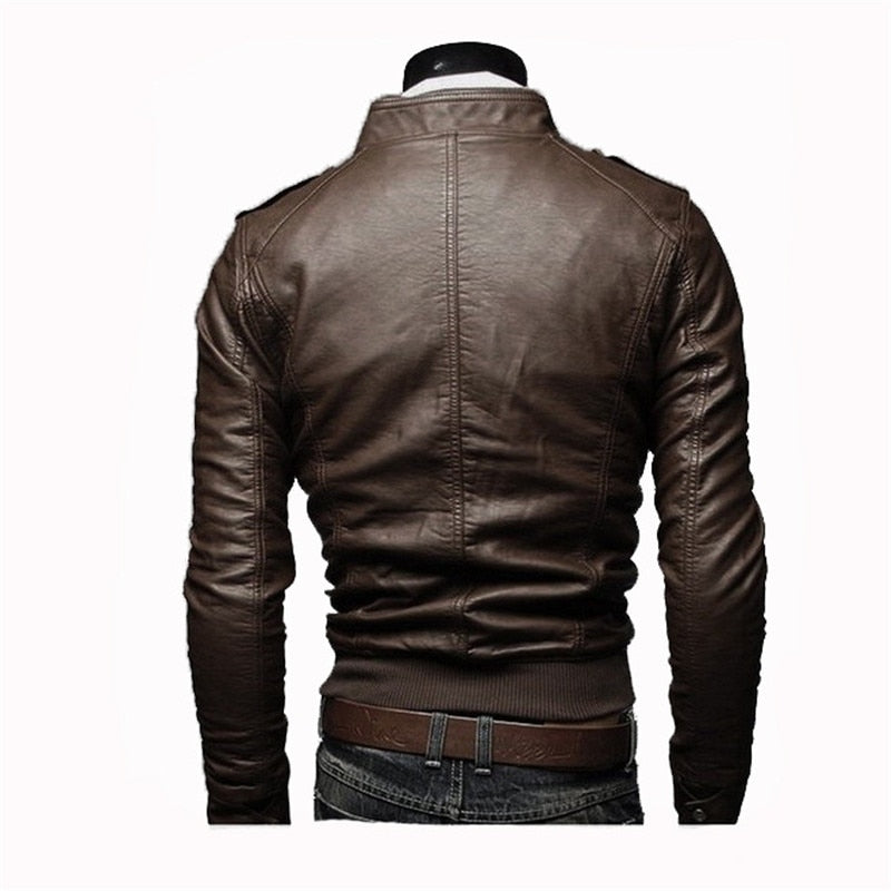 Leather Zipper Jacket