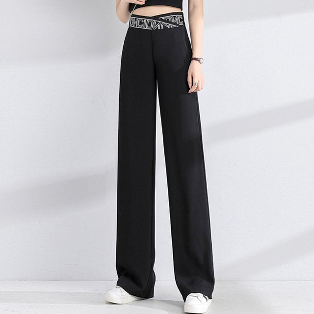 Ice Silk Chiffon Pants