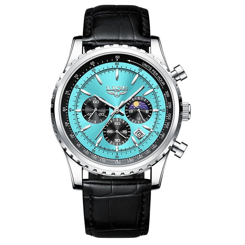 2023 LIGE Quartz Lumious Watch