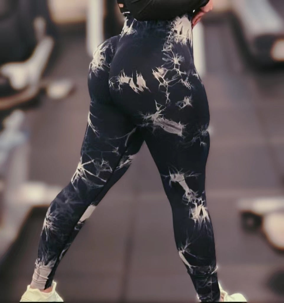21 Color Tie Dye Seamless Leggings