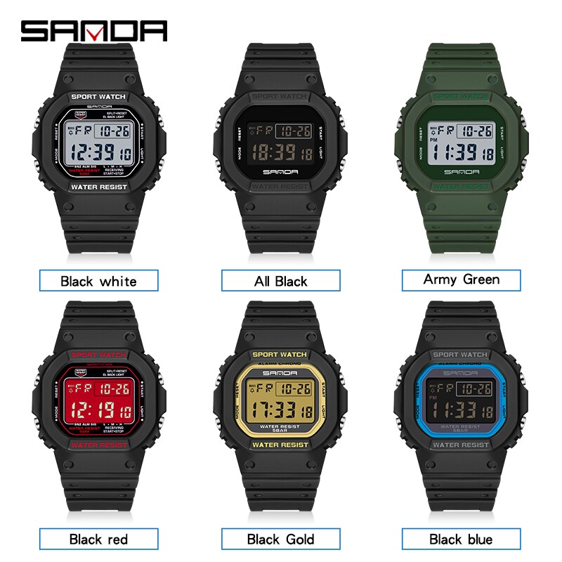 SANDA Military Digital Watch