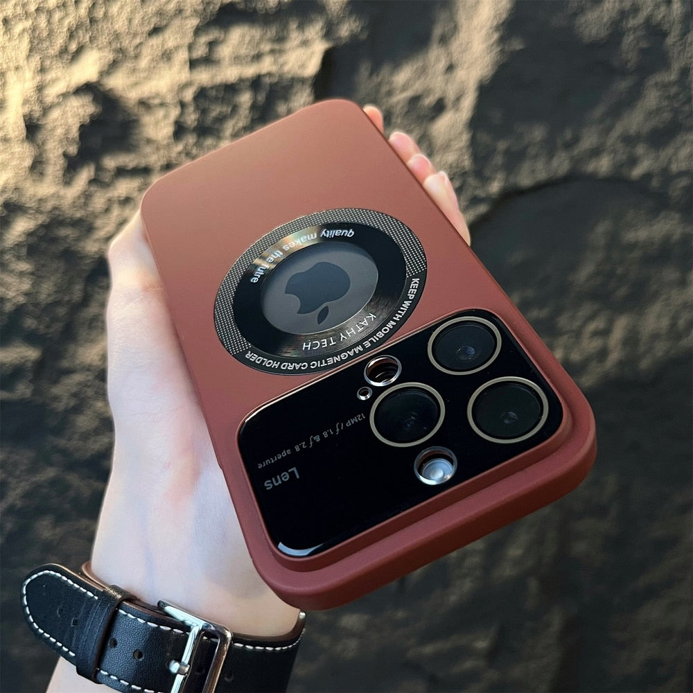 Luxury Slim Matte Magsafe iPhone Case