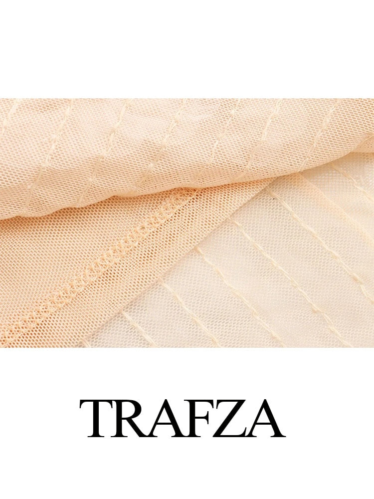 TRAFZA Elegant Sequin Gown