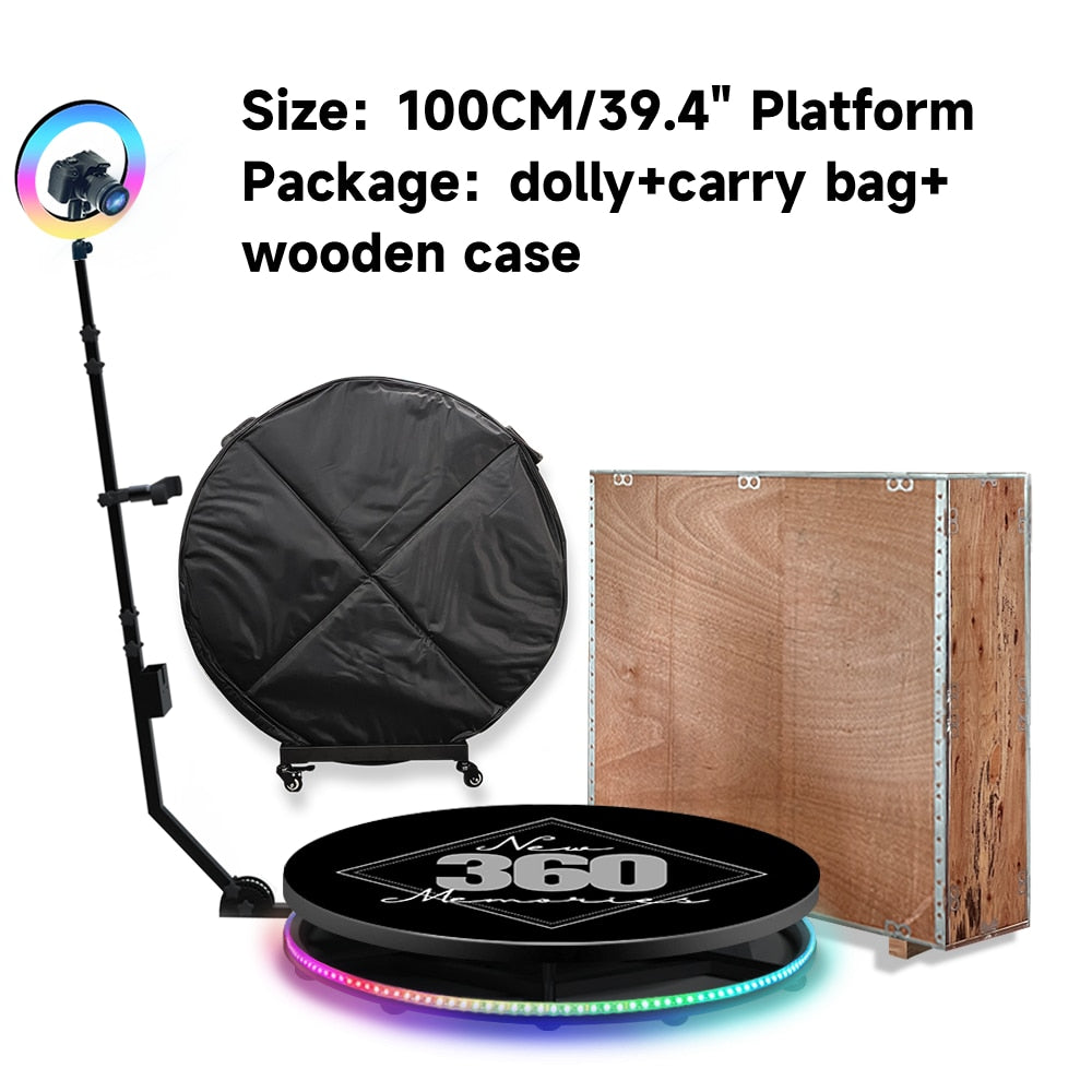 Automatic 360 Photo Booth Degree Camera Spinner