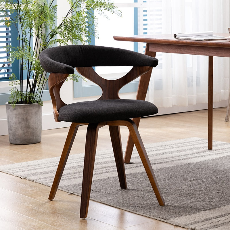 360 Degree Solid Wood Dining Chair