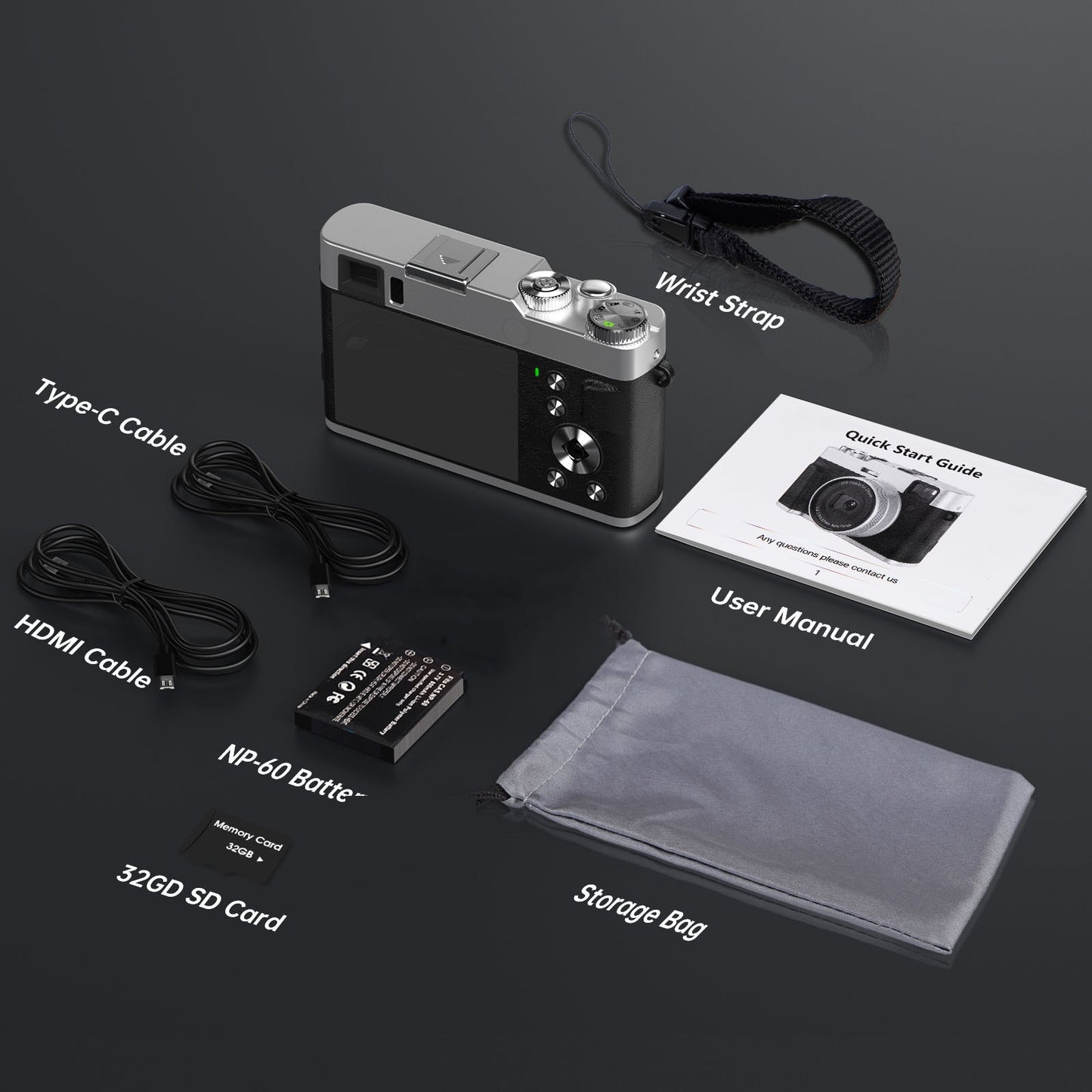 4K Digital Photography Camera