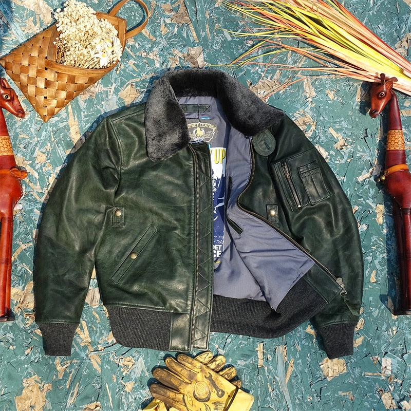 Full Grain Cow Leather Jacket