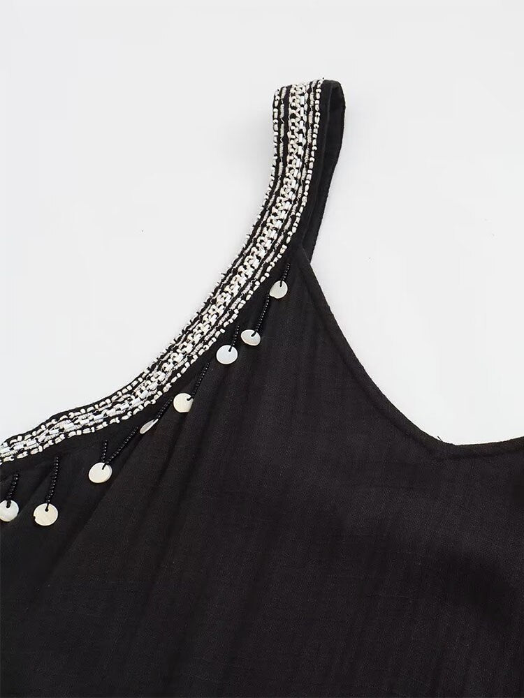 Wide Shoulder Dress