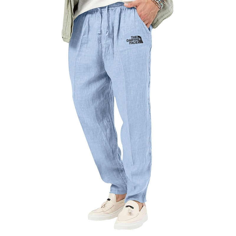 Straight Linen Pants