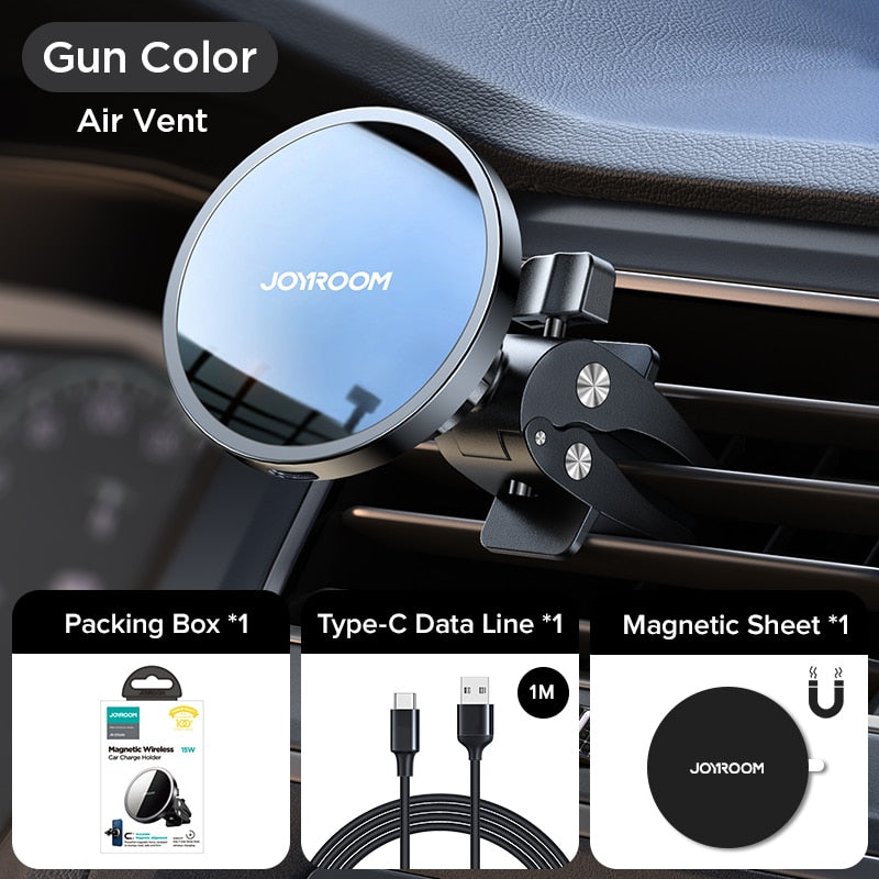 Joyroom 15W Qi Magnetic Car Phone Holder