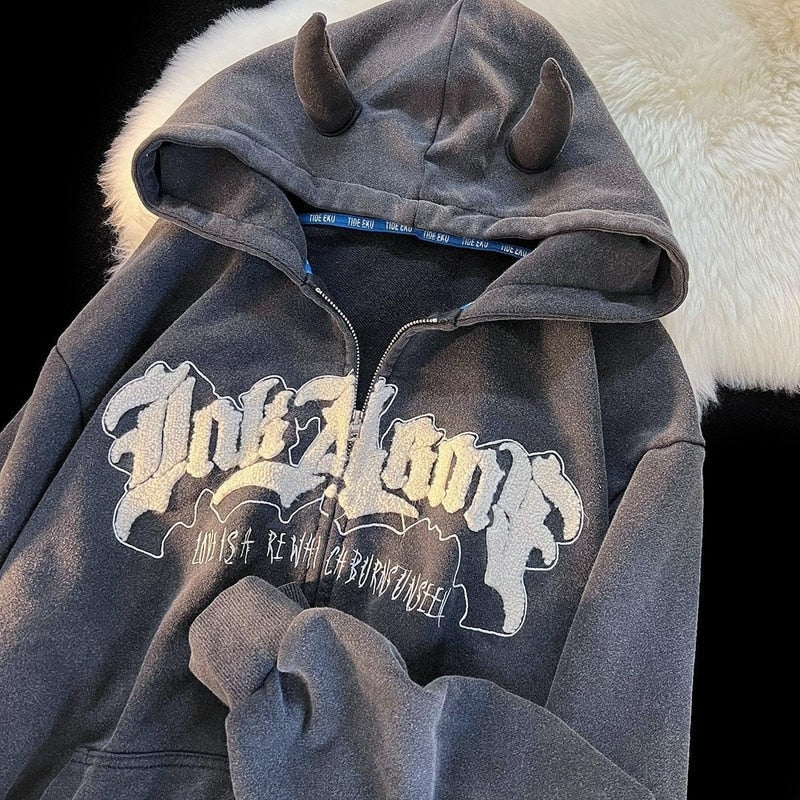 HewVico Horned Hoodie