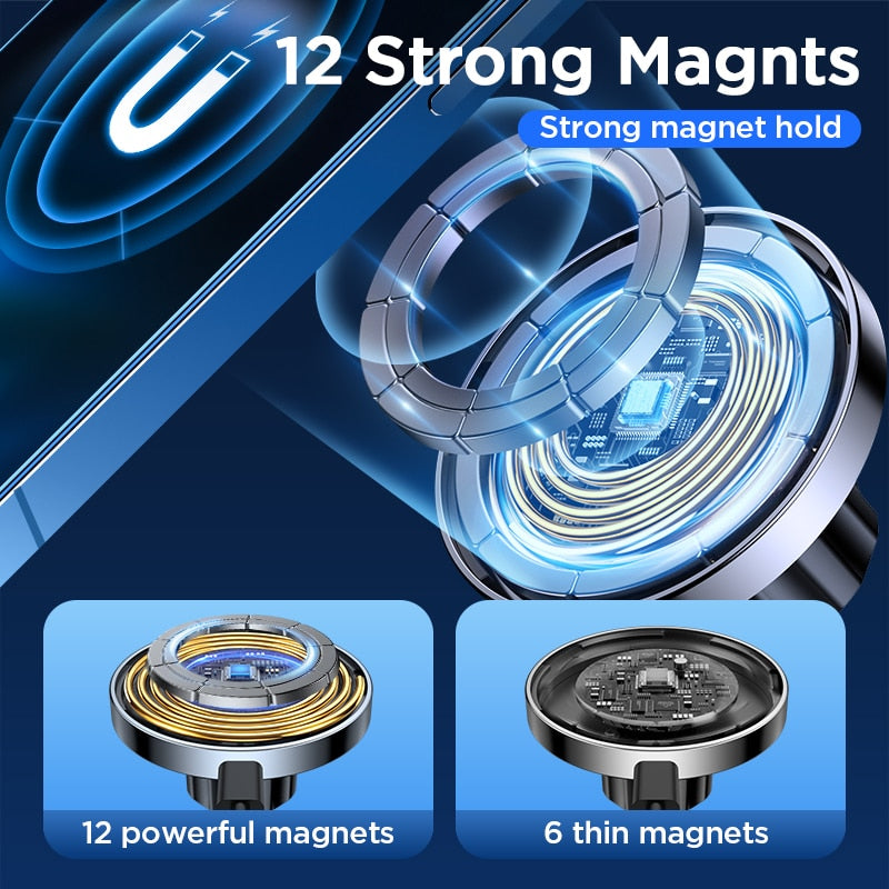 Joyroom 15W Qi Magnetic Car Phone Holder