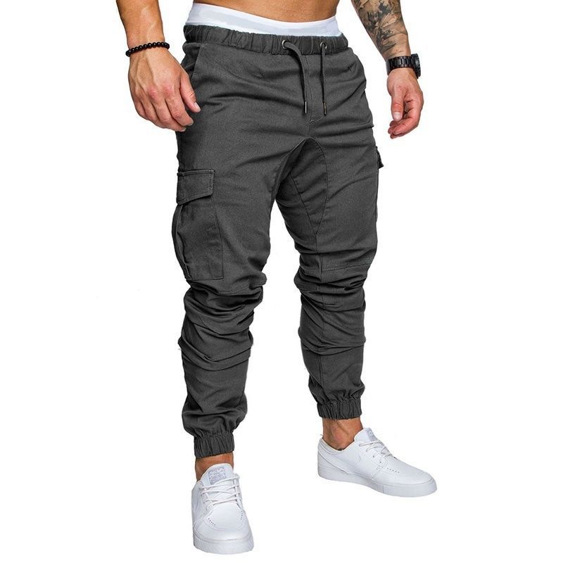 Casual Elastic Cargo Pants