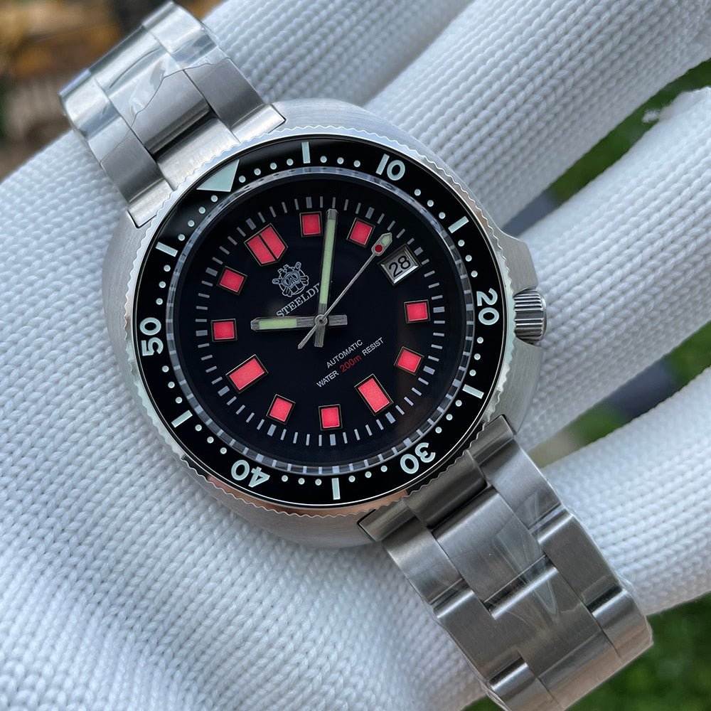 STEELDIVE 44mm Stainless Steel Watch