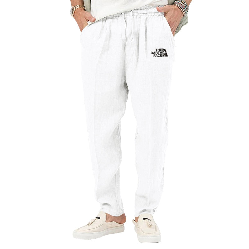 Straight Linen Pants