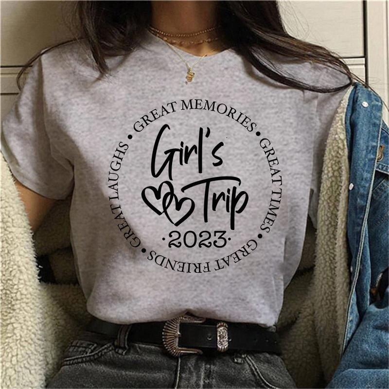 Summer Casual Girls Trip Tee