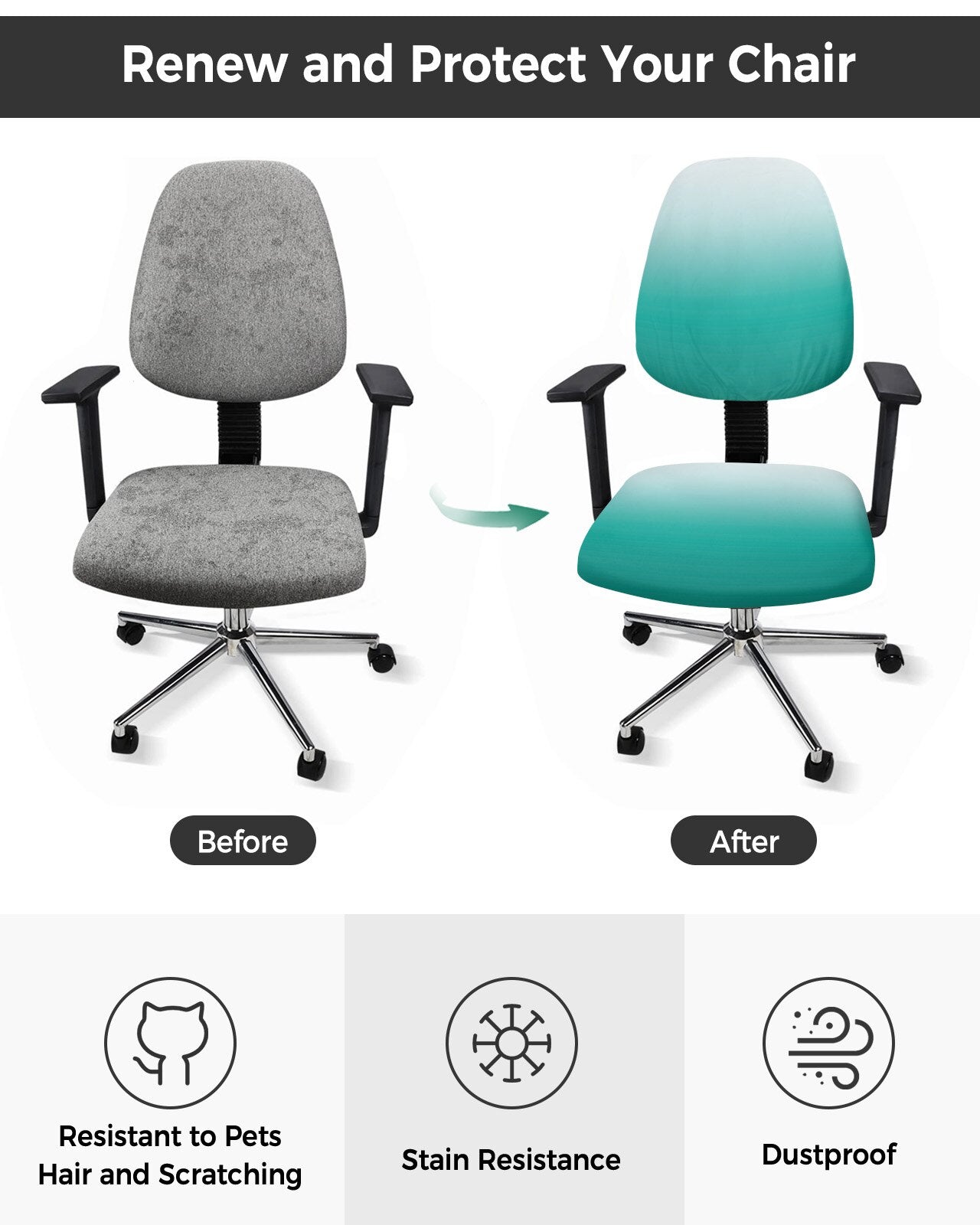 Turquoise Elastic Armchair