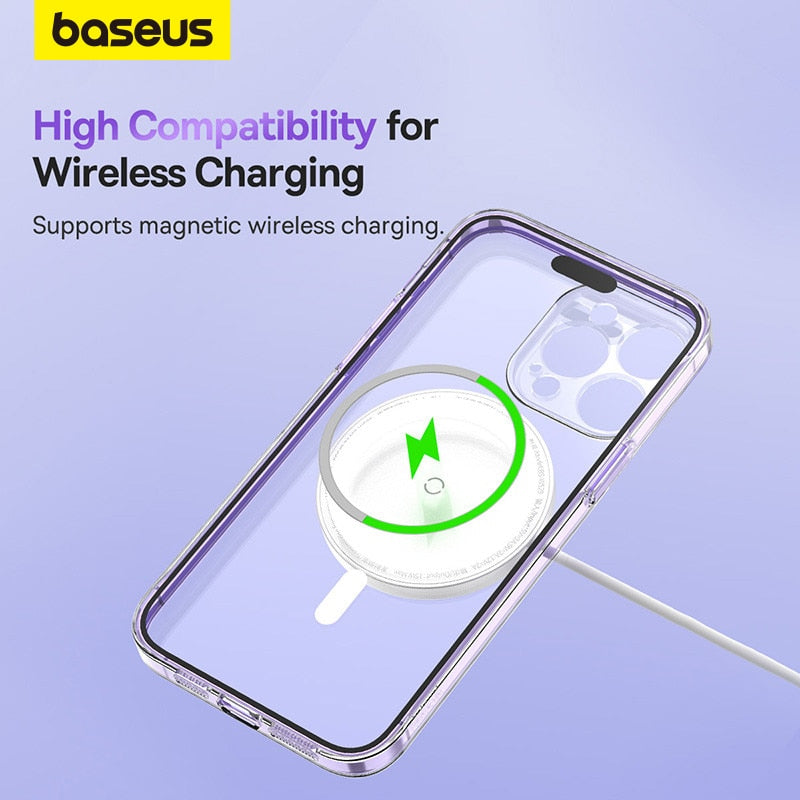 Baseus Transparent Magnetic Phone Case for iPhone