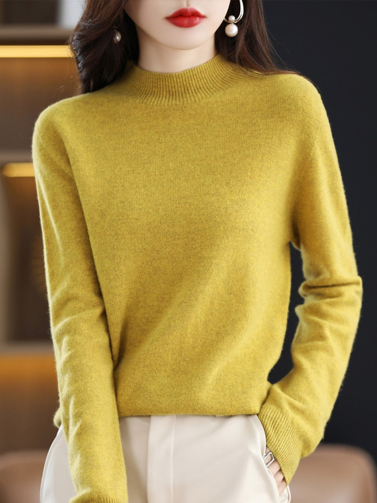 100% Merino Wool Knitted Sweater