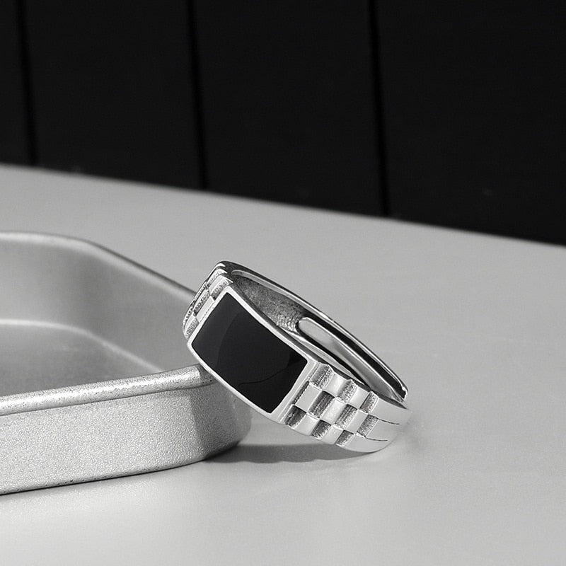 Crystal Black Ring