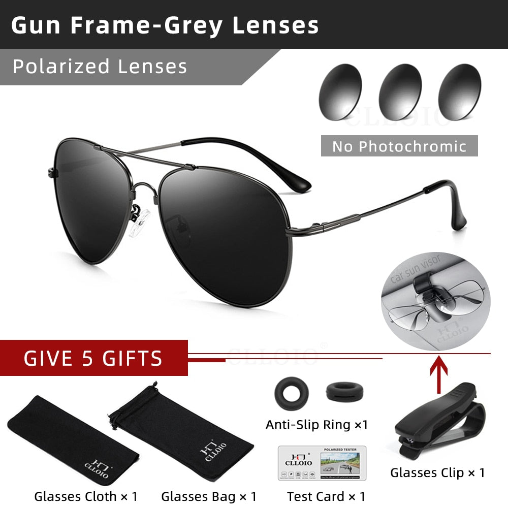 CLLOIO Titanium Alloy Sunglasses