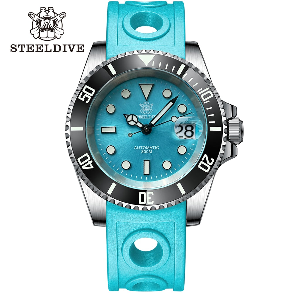 SD1953 Turquoise Dial Stainless Steel Watch