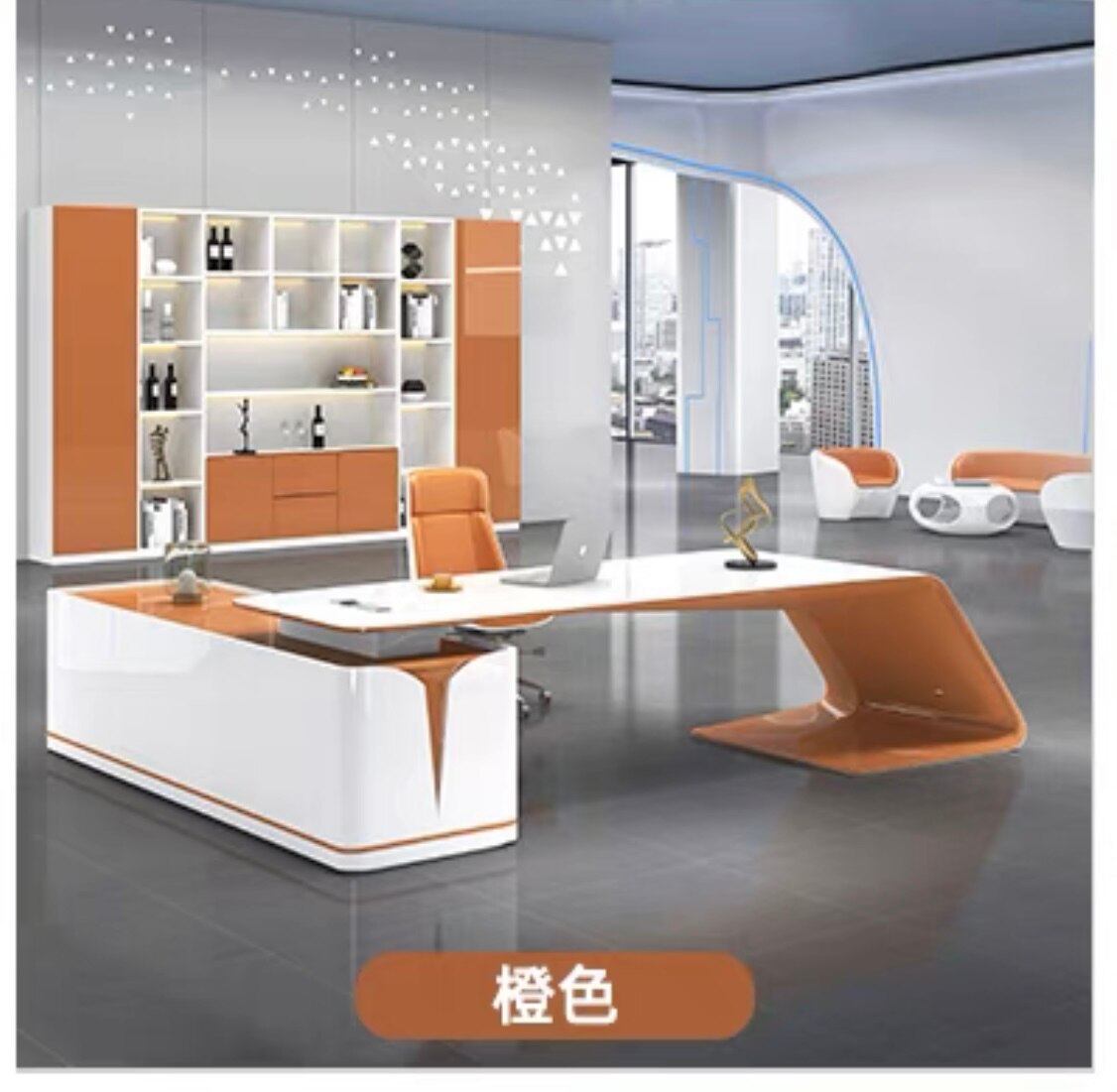 Modern White Luxury Desk