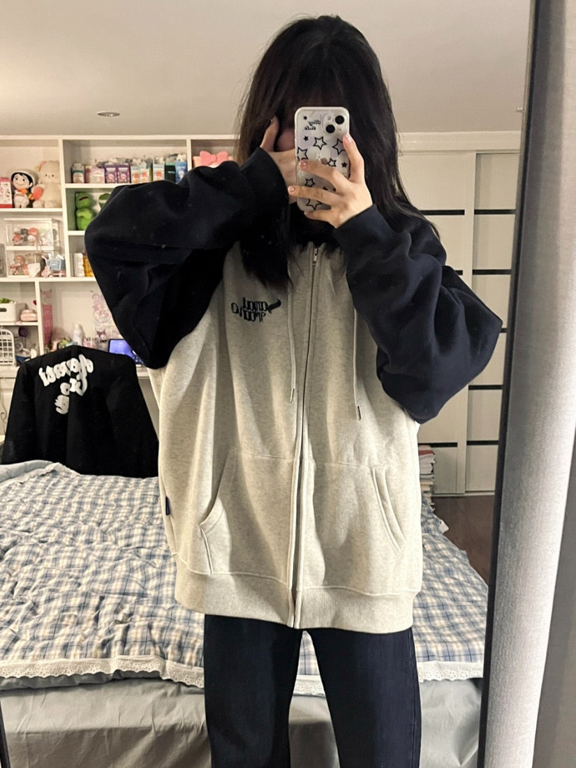 Harajuku Zip Up Hoodie