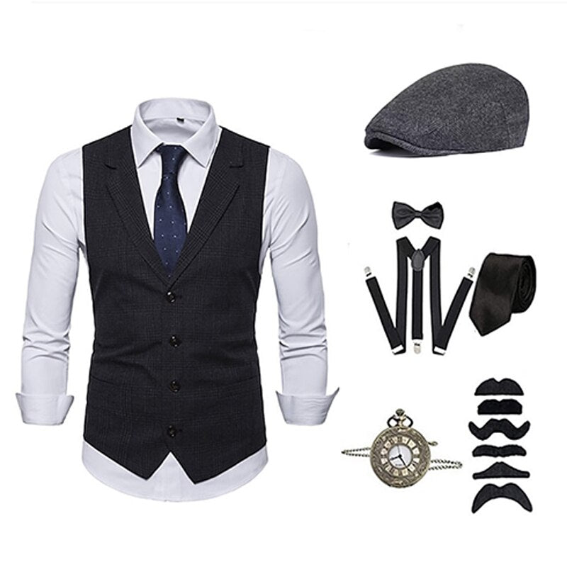 1920s Mafia Masquerade Costume