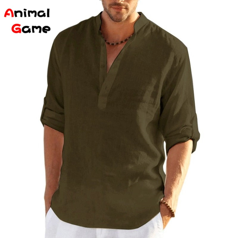 RS Animal Game Linen Shirt