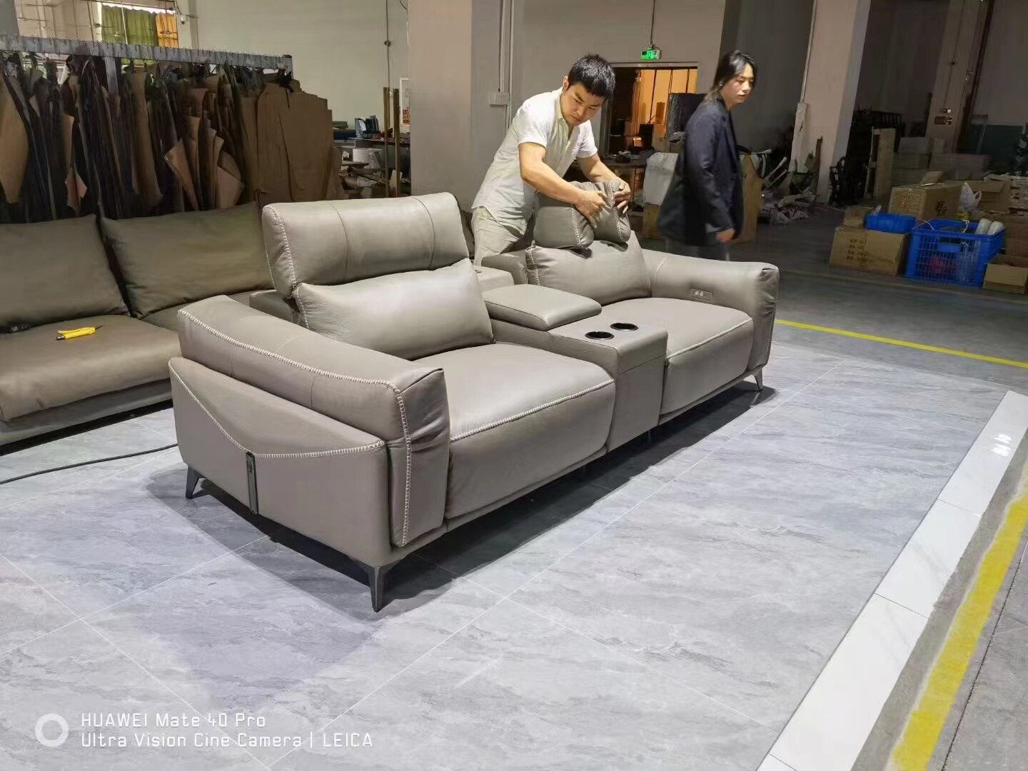 Electric Reclining Smart Sofa Set