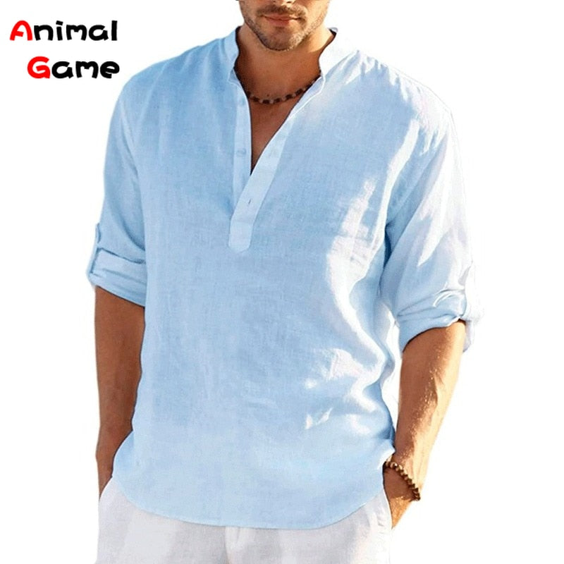 RS Animal Game Linen Shirt