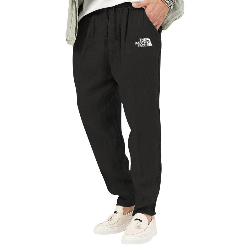 Straight Linen Pants