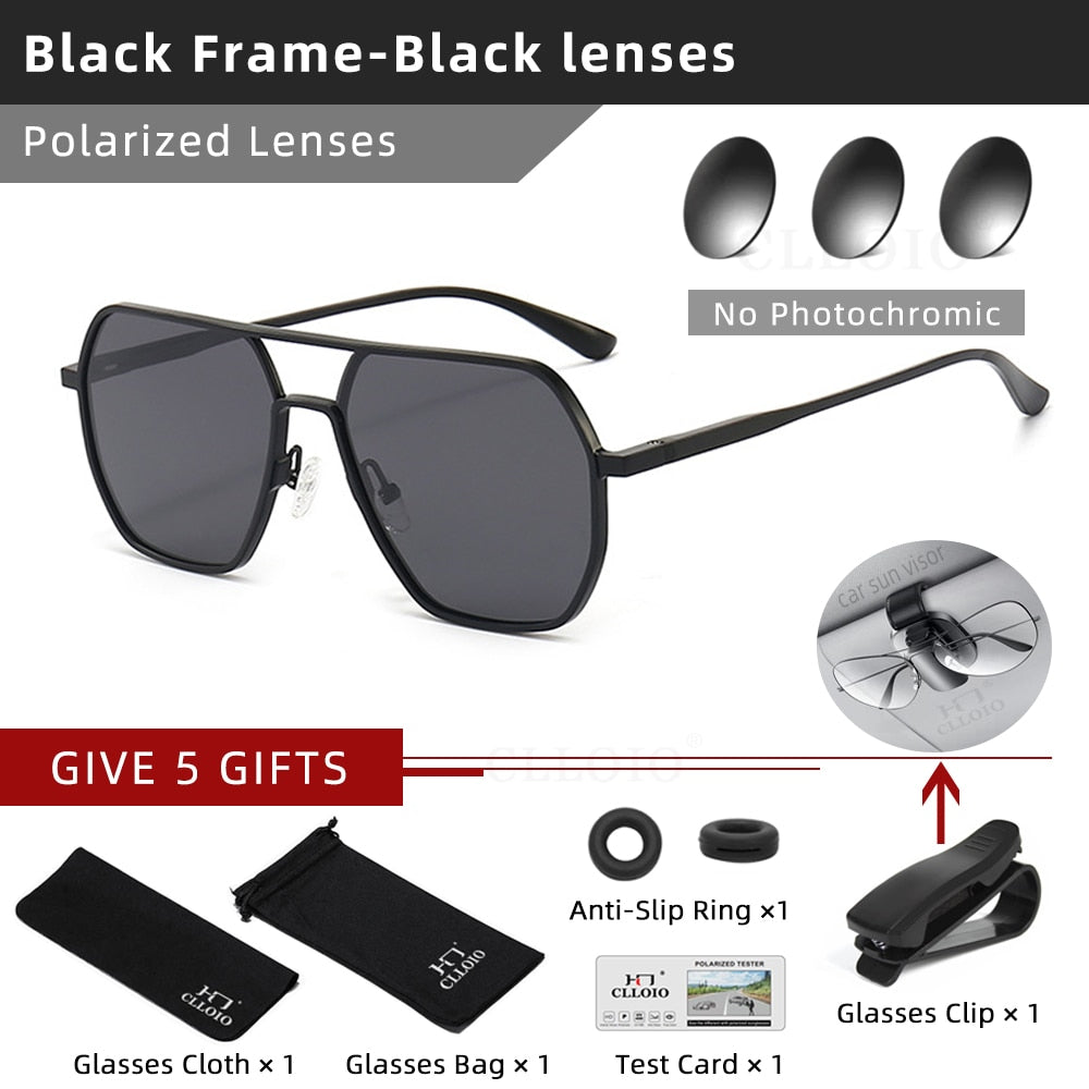 CLLOIO Aluminum Sunglasses
