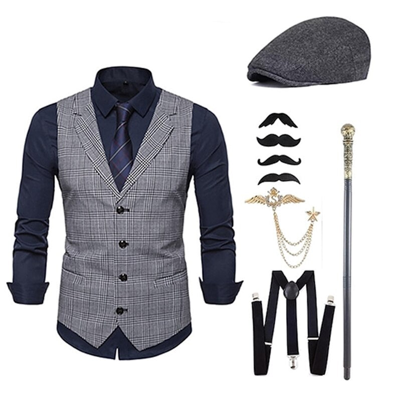 1920s Mafia Masquerade Costume