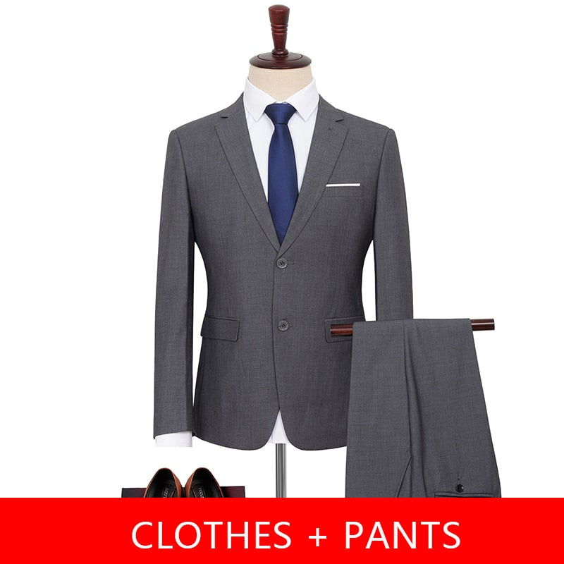 Plus Size Classic 2 Piece Suit