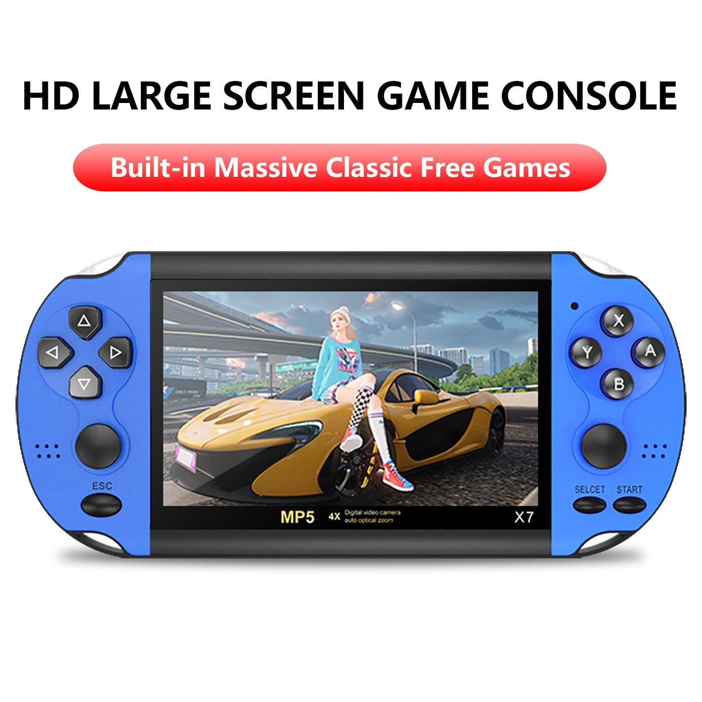 X7Plus Handheld Game Console with 5.1 inch Screen