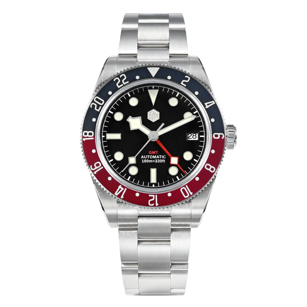 San Martin NH34 GMT Watch