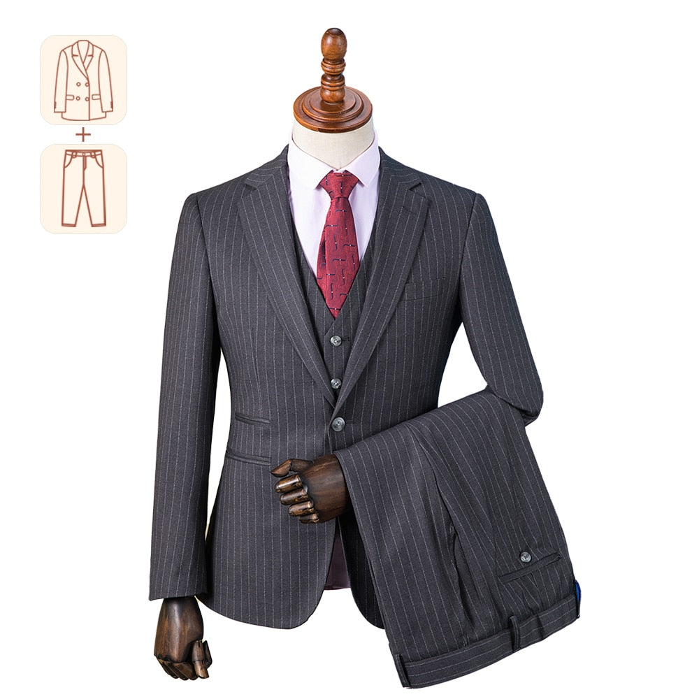 Premium British Stripe Suit