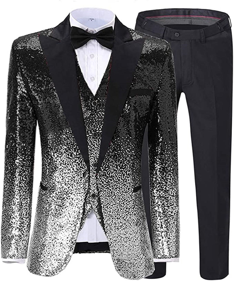 Shiny Sequin Suit