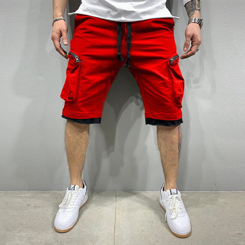 Loose Multi-Pocket Shorts