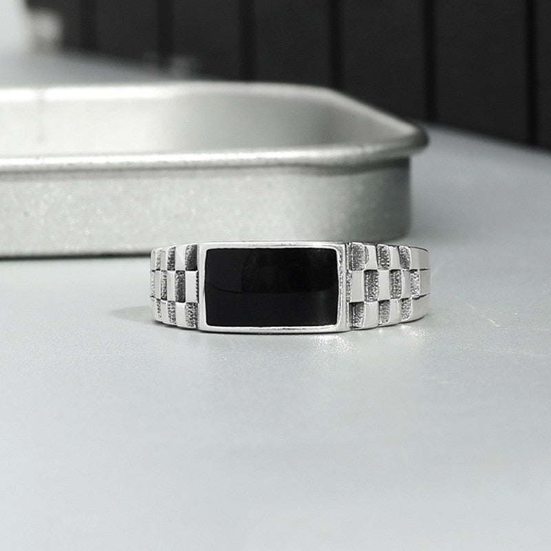 Crystal Black Ring