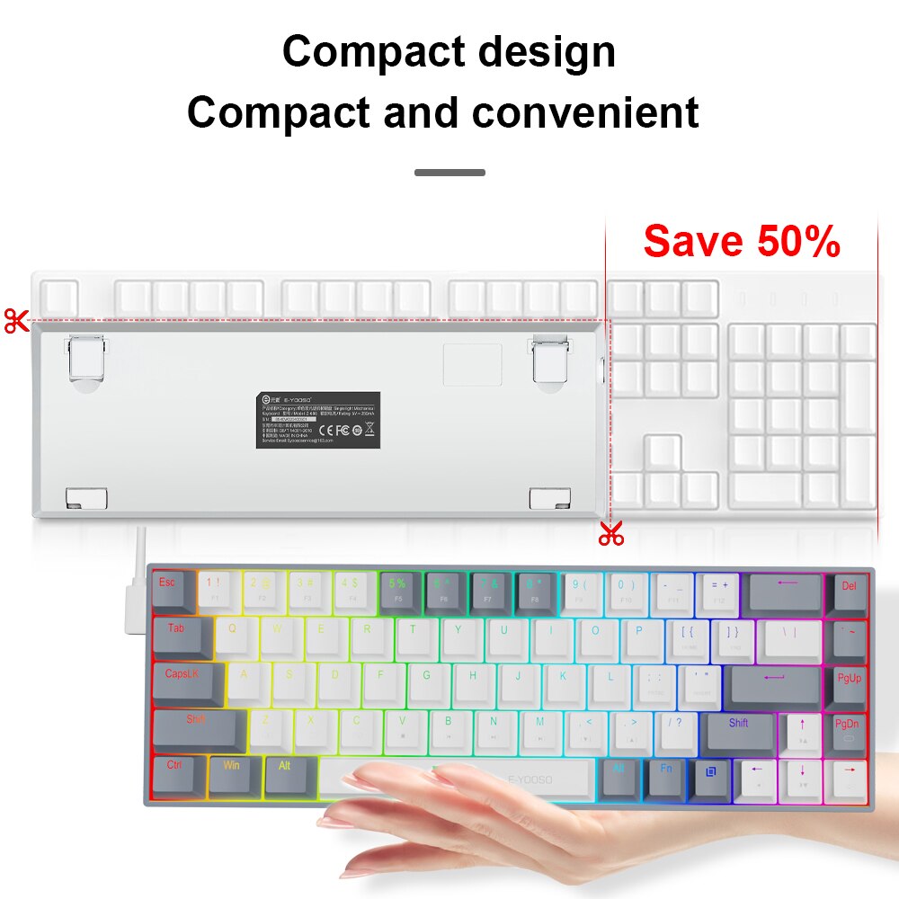 E-YOOSO Z686 Wired Keyboard